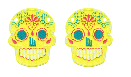 Shwings - Sugar Skull Yellow  Wings