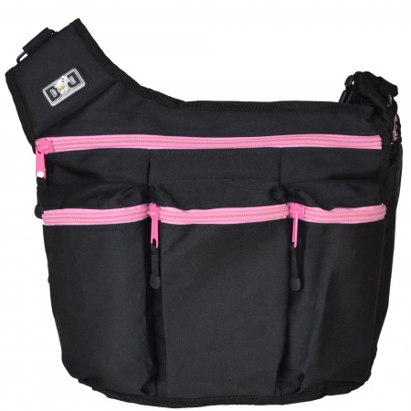 กระเป๋าผ้าอ้อม รุ่น Messenger I - Black/Pink