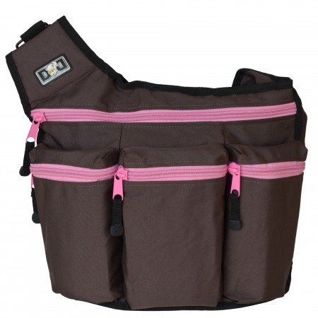 กระเป๋าผ้าอ้อม รุ่น Messenger I - Brown/Pink