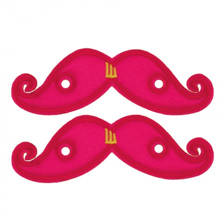 Shwings - Pink Neon Mustache